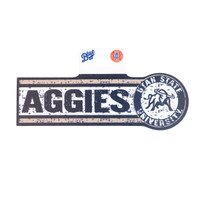 Utah State Aggies Distressed Sticker